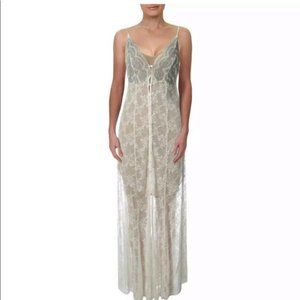 New Free People Ivory Next To You Lace Maxi Dress